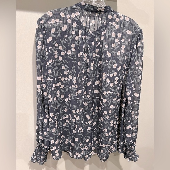 Lovestitch Women’s Sheer Top. Size M. Button Down - Picture 5 of 6